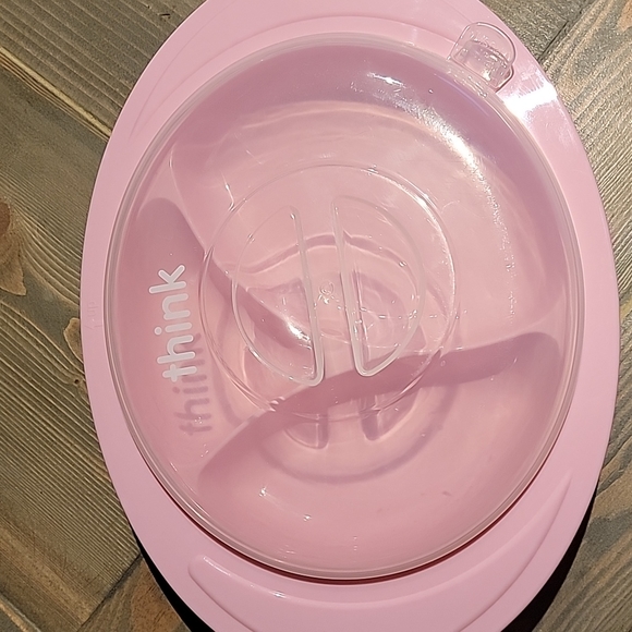 Thinkbaby - ThinkSaucer Suction Plate - Pink - Picture 4 of 6